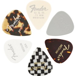 Fender 351 Shape Material Medley Picks Medium