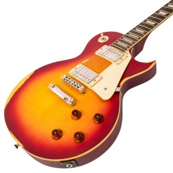 Vintage Icon V100MR Distressed Cherry Burst