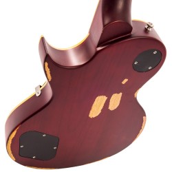 Vintage Icon V100MR Distressed Cherry Burst