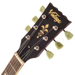 Vintage Icon V100MR Distressed Cherry Burst