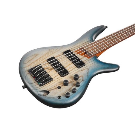 Ibanez SR605E Cosmic Blue Starburst Flat