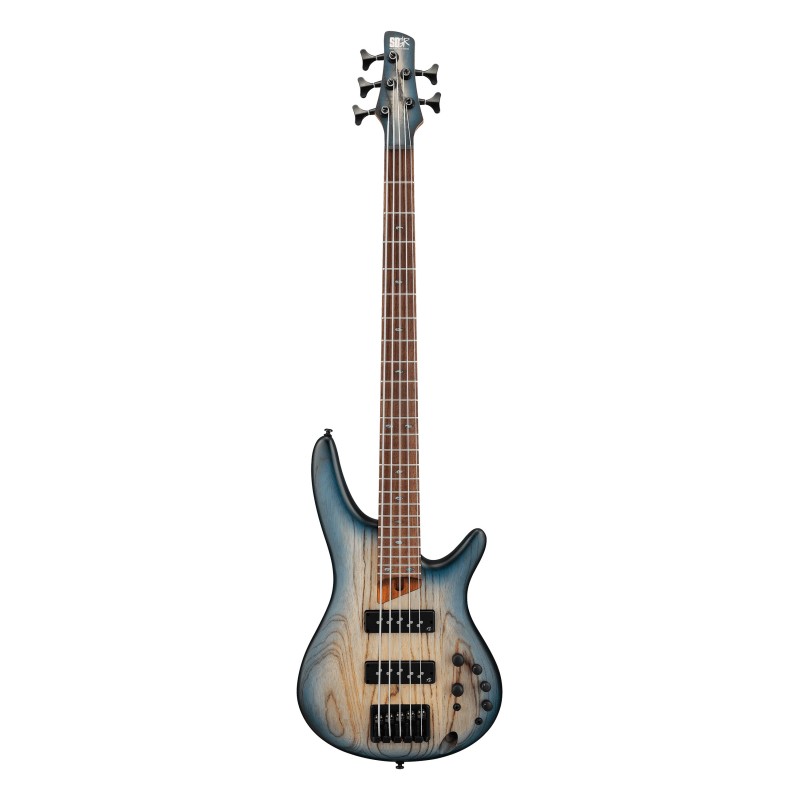 Ibanez SR605E Cosmic Blue Starburst Flat
