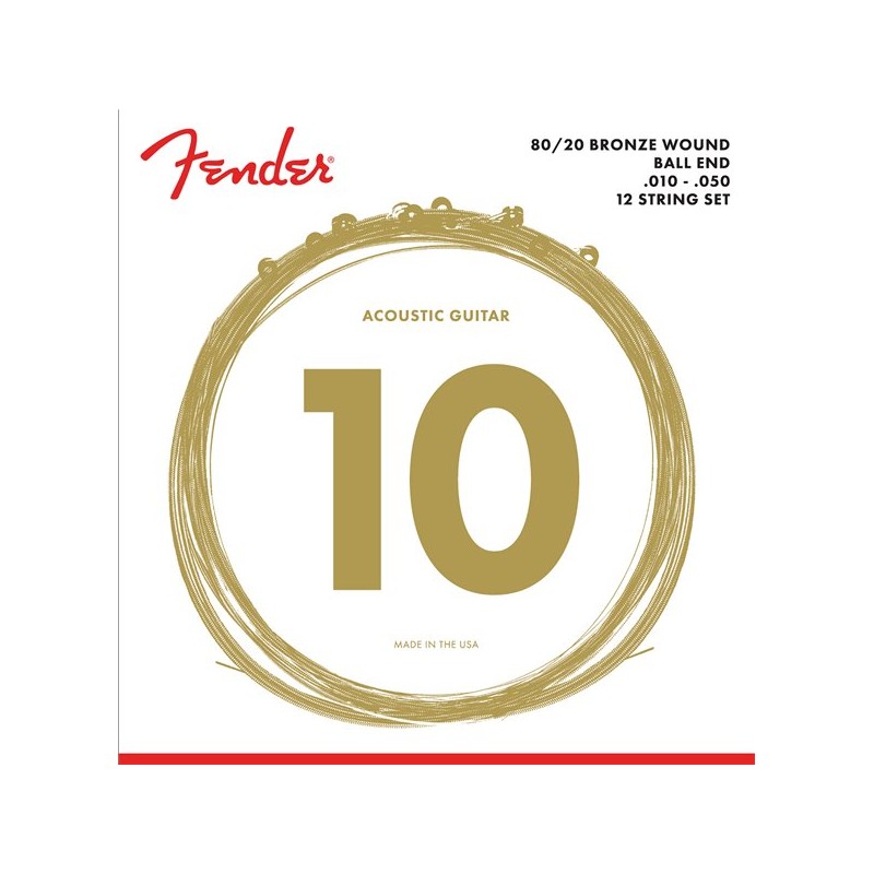 Fender 70-12L 80/20 Bronze .010-.050