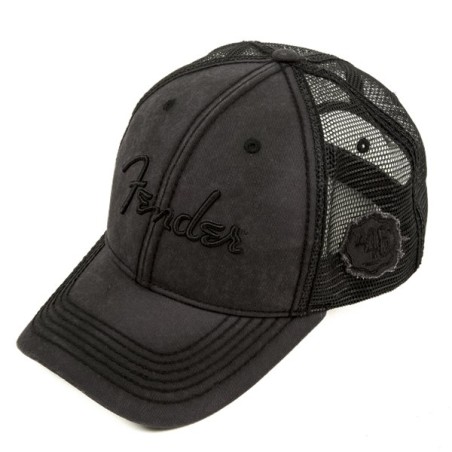 Fender Blackout Trucker Hat Gray