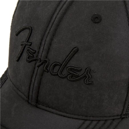 Fender Blackout Trucker Hat Gray