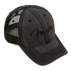 Fender Blackout Trucker Hat Gray