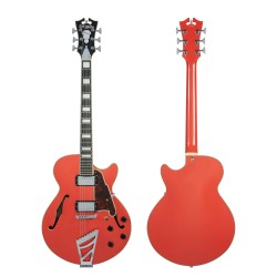 D'Angelico Premier SS Fiesta Red Stairstep