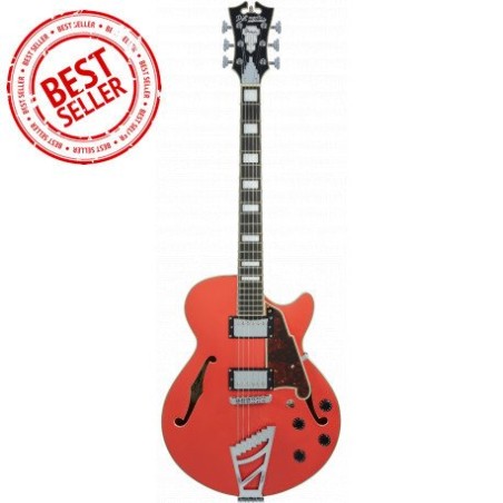 D'Angelico Premier SS Fiesta Red Stairstep