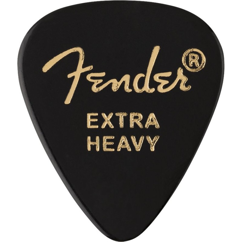 Fender 351 Black Picks Extra Heavy