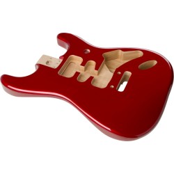 Fender Deluxe Series Stratocaster HSH Alder Body Candy Apple Red
