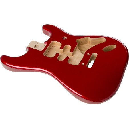 Fender Deluxe Series Stratocaster HSH Alder Body Candy Apple Red
