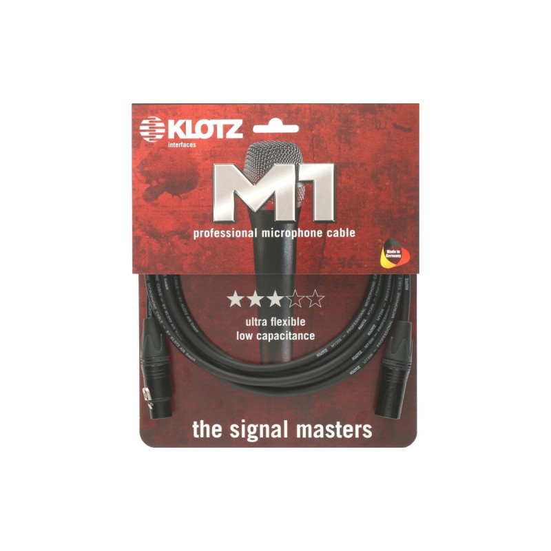 KLOTZ M1FM1N0500 Microphone Cable