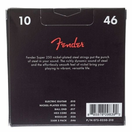 Fender Fender 250R NPS 10-46 3 Pack