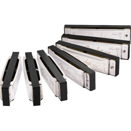 Fender Bues Deluxe Harmonica Pack of 7