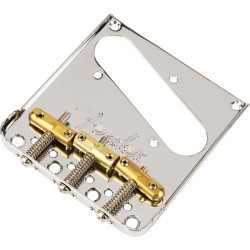 Fender 3-Saddles Top-Load/String-Through Tele Bridge