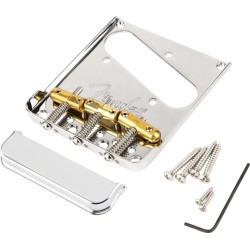 Fender 3-Saddles Top-Load/String-Through Tele Bridge
