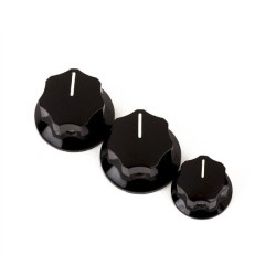Fender Jazz Bass Knobs Black