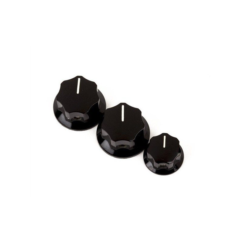 Fender Jazz Bass Knobs Black