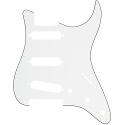Fender Pickguard Strato SSS 11-Hole Parchment 3-Ply
