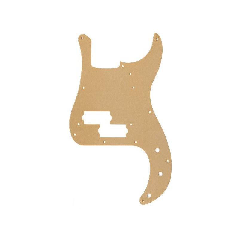 Fender Pickguard 58 Prec Bass Gold Anodized 1-Ply