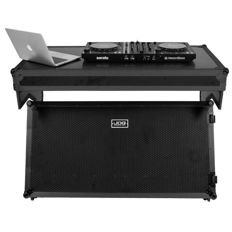 UDG U91072BL Ultimate Flight Case Portable Z-Style DJ Table BLK Plus