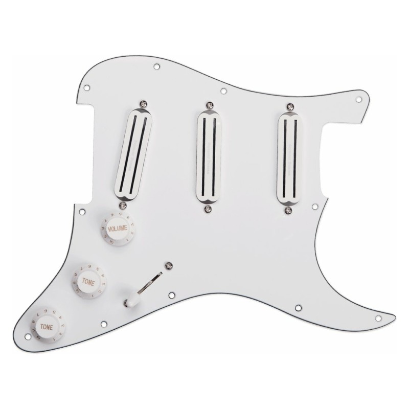 Seymour Duncan Pickguard Assy Triple Rails White