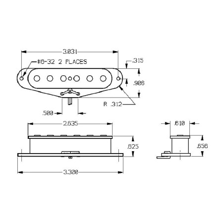 Seymour Duncan APS-2 Alnico II Pro Flat Stratocaster RWRP
