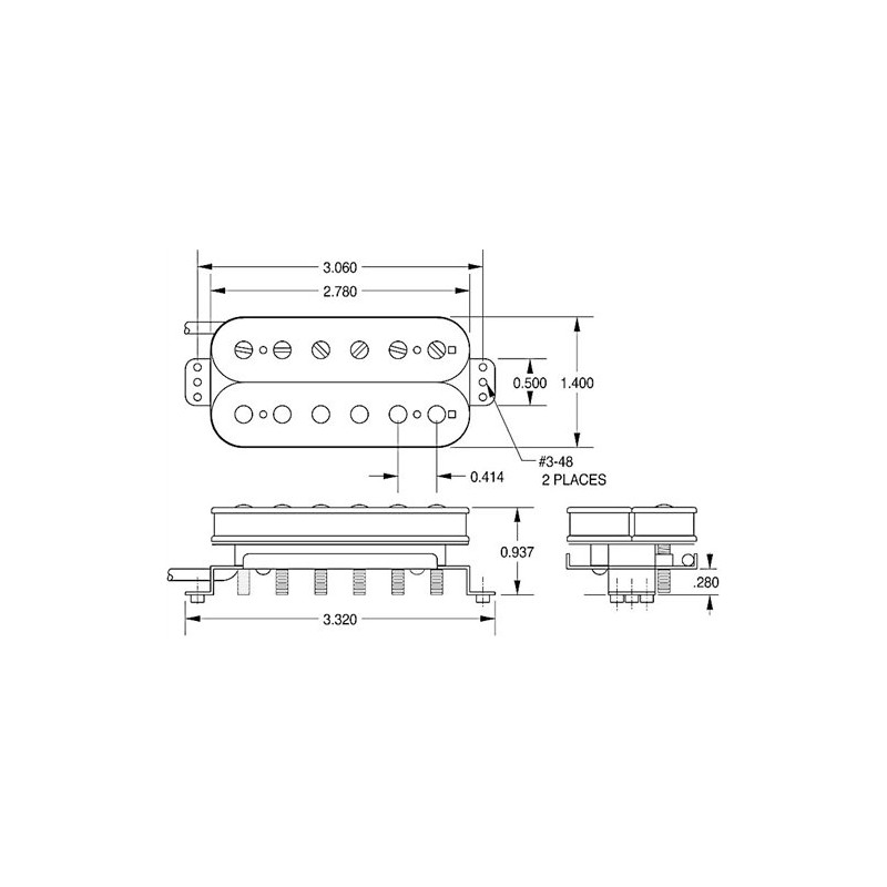 Seymour duncan SH-6n Duncan Distortion Neck - Pickup per chitarra Seymour duncan SH-6n Duncan Distortion Neck - Pickup per chitarra