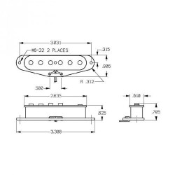 Seymour Duncan ANTQ II Set For Stratocaster Surfer