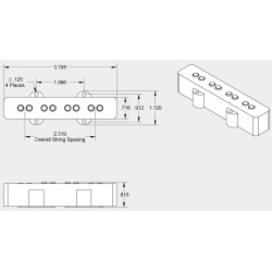 Seymour Duncan Apollo Jbass 4 Neck