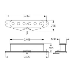 Seymour Duncan APTL-1 Alnico II Bridge For Telecaster