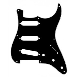 Fender Pickguard Strat 8-Hole Black