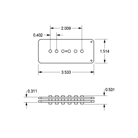 Seymour Duncan Antiquity For Jazzmaster Bridge