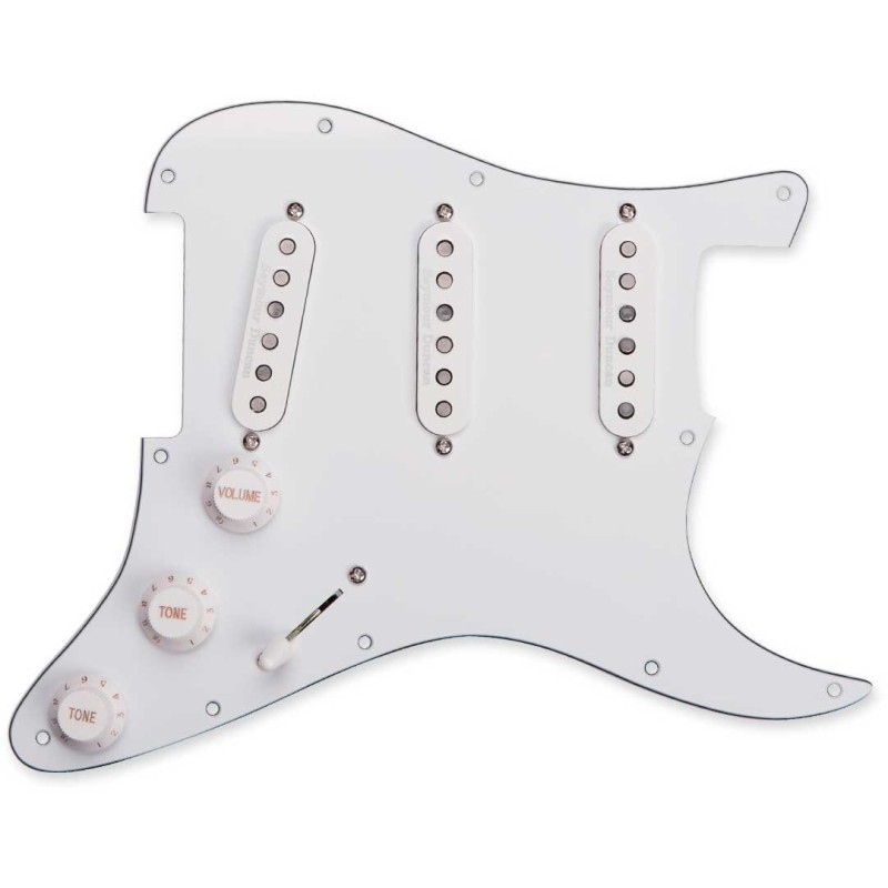 Seymour Duncan Pickguard Assy Ca 50s Set White