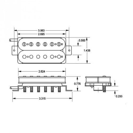 Seymour Duncan SH-2b Bridge Jazz Model
