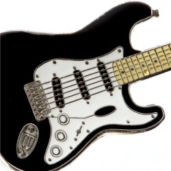 Fender Stratocaster Keychain Black