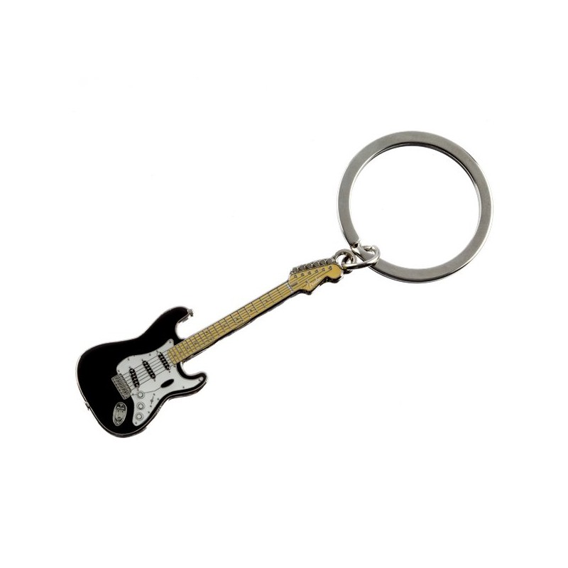 Fender Stratocaster Keychain Black