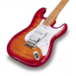 Soundsation Rider-Deluxe-M Ged Cherry Sunburst Flamed