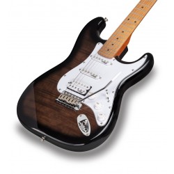 Soundsation Rider-Deluxe-M Transparent Black Flamed