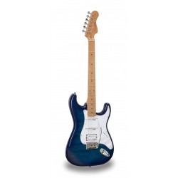 Soundsation Rider-Deluxe-M Blue Sunburst Flamed