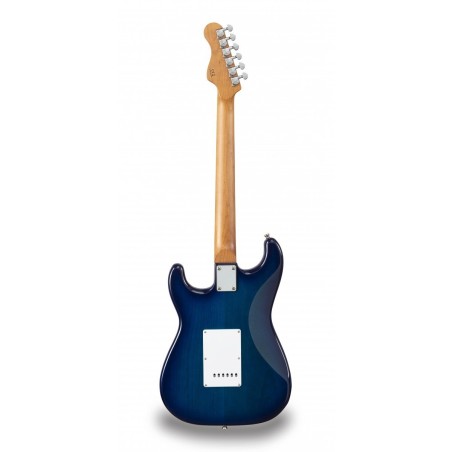 Soundsation Rider-Deluxe-M Blue Sunburst Flamed