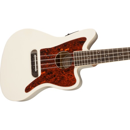 Fender Fullerton Jazzmaster Uke Olympic White