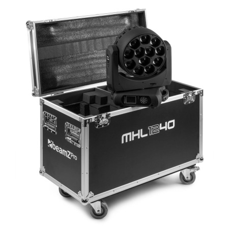 Beamz MHL1240 2pcs con flightcase