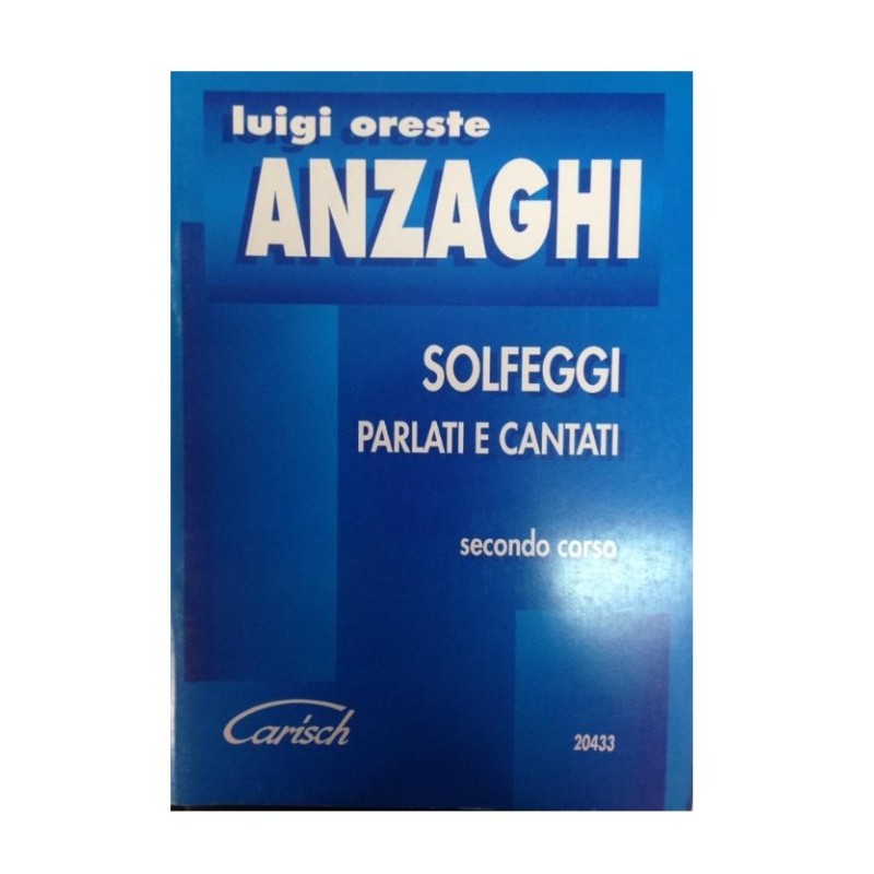 Anzaghi Solfeggi Parlati e Cantati secondo corso