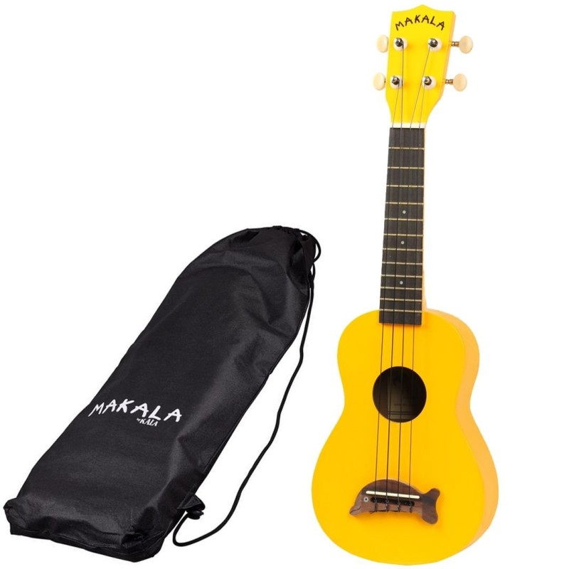 Kala MK-SD/YL Ukulele Soprano Lucido Giallo C/bag