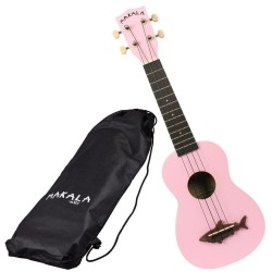 Kala MK-SS/PNK Ukulele Soprano Rosa Vintage Satinato C/bag