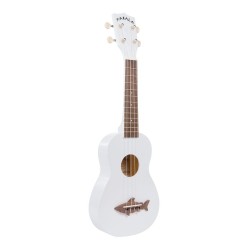 Kala MK-SS/WHT Bianco Satin Ukulele Soprano C/bag