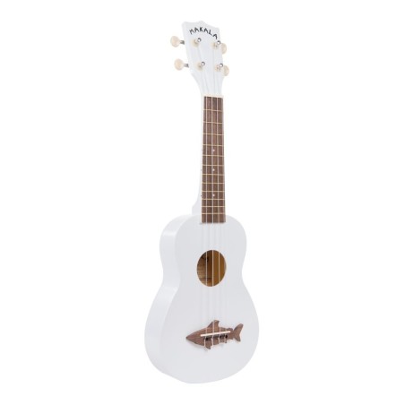 Kala MK-SS/WHT Bianco Satin Ukulele Soprano C/bag