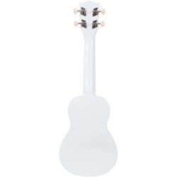 Kala MK-SS/WHT Bianco Satin Ukulele Soprano C/bag
