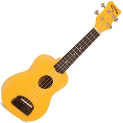 Kohala KT-STYE Tiki Uke Yellow Ukulele Soprano